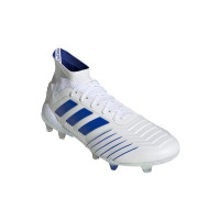 adidas PREDATOR 19.1 FG Voetbalschoenen Wit Blauw