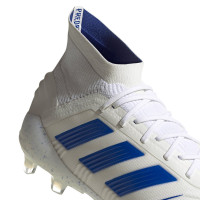 adidas PREDATOR 19.1 FG Voetbalschoenen Wit Blauw