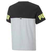 PUMA Power T-Shirt Kids Lichtgrijs Zwart