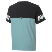 PUMA Power T-Shirt Kids Blauw Zwart