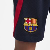 Nike FC Barcelona Strike Trainingsbroekje 2022-2023 Kids Donkerblauw Rood