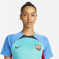 Nike FC Barcelona Strike Trainingsshirt 2022-2023 Dames Turquoise Blauw