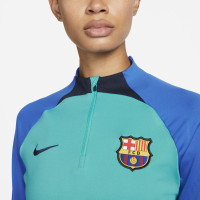 Nike FC Barcelona Strike Trainingstrui 2022-2023 Dames Turquoise Blauw