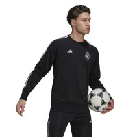 adidas Real Madrid Sweat Trainingstrui 2022-2023 Zwart