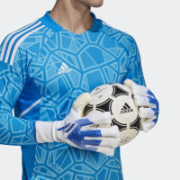 adidas Predator Pro Keepershandschoenen Fingersave Wit Blauw