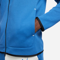 Nike Tech Fleece Vest Blauw Wit