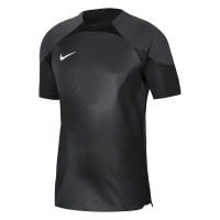 Nike Gardien IV Keepersshirt Korte Mouwen Grijs Zwart Wit