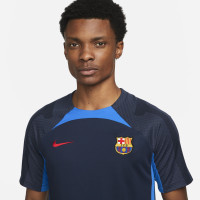 Nike FC Barcelona Strike Trainingsshirt 2022-2023 Donkerblauw Blauw Rood