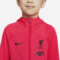 Nike Liverpool Strike Hooded Trainingspak 2022-2023 Kids (Kleuters) Rood Bordeauxrood