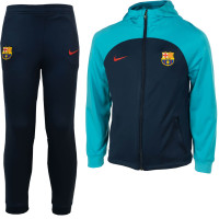 Nike FC Barcelona Strike Trainingspak 2022-2023 Kids (Kleuters) Donkerblauw Turquoise