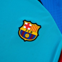 Nike FC Barcelona Strike Trainingsset 2022-2023 Dames Turquoise Blauw Donkerblauw