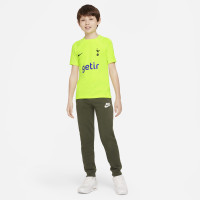Nike Tottenham Hotspur Strike Trainingsshirt 2022-2023 Kids Neon Geel Zwart