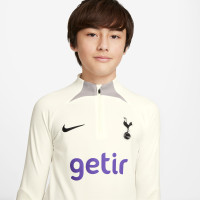 Nike Tottenham Hotspur Strike Trainingstrui 2022-2023 Kids Wit Zwart