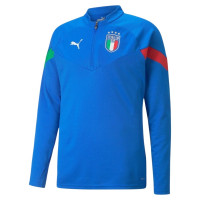 PUMA Italie 1/4-Zip Trainingspak 2022-2024 Blauw Donkerblauw