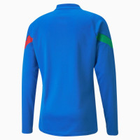 PUMA Italië 1/4-Zip Trainingstrui 2022-2024 Blauw Wit