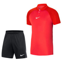 Nike Academy Pro Polo Trainingsset Felrood Zwart