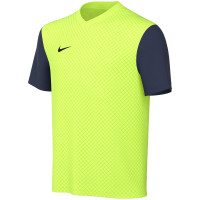Nike Tiempo Premier II Voetbalshirt Kids Geel Donkerblauw