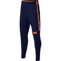 Nike Dry Squad Trainingsbroek KP Kids Donkerblauw Oranje