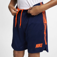 Nike Dry Squad Trainingsbroekje Kids Blauw Oranje