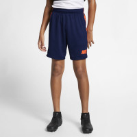 Nike Dry Squad Trainingsbroekje Kids Blauw Oranje