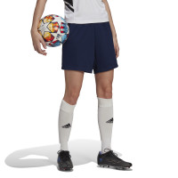 adidas Entrada 22 Women's Training Shorts Dark Blue White