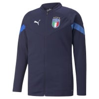 PUMA Italie Trainingsjack 2022-2024 Donkerblauw Blauw