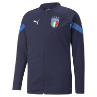 PUMA Italie Trainingspak 2022-2024 Donkerblauw Blauw
