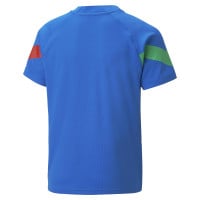 PUMA Italie Trainingsshirt 2022-2024 Kids Blauw Wit