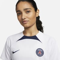 Nike Paris Saint-Germain Strike Trainingsshirt 2022-2023 Dames Wit Donkerblauw