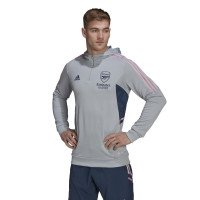adidas Arsenal Track Hoodie Trainingspak 2022-2023 Grijs Blauw