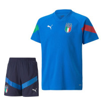 PUMA Italie Trainingsset 2022-2024 Kids Blauw Donkerblauw