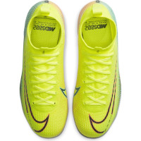 Nike Mercurial Superfly 7 Elite MDS Gras Voetbalschoenen (FG) Kids Geel Blauw Roze