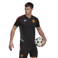 adidas Manchester United Trainingsshirt 2022-2023 Zwart
