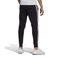adidas 3-Stripes Fleece Trainingsbroek Zwart Wit