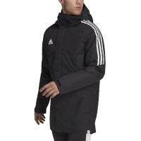 adidas Condivo 22 Stadium Parka Jas Zwart Wit