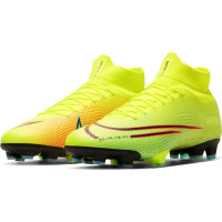 Nike Mercurial Superfly 7 Pro MDS Gras Voetbalschoenen (FG) Geel Blauw Roze