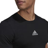 adidas Tech Fit Ondershirt Zwart
