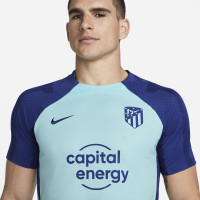 Nike Atletico Madrid Strike Trainingsshirt 2022-2023 Lichtblauw Donkerblauw