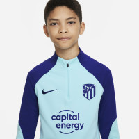 Nike Atletico Madrid Strike Trainingspak 2022-2023 Kids Lichtblauw Donkerblauw