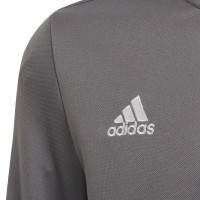 adidas Entrada 22 Trainingstrui 1/4-Zip Kids Grijs Wit