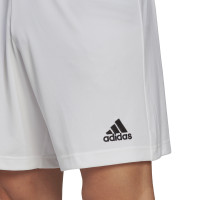 adidas Entrada 22 Football Shorts White Black