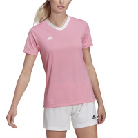 adidas Entrada 22 Voetbalshirt Dames Roze Wit