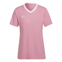 adidas Entrada 22 Voetbalshirt Dames Roze Wit