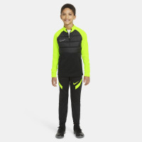 Nike Dry Padded Academy Trainingstrui Kids Zwart Geel Reflecterend