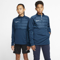 Nike Dry Academy Trainingstrui Padded Kids Donkerblauw Reflecterend Zilver