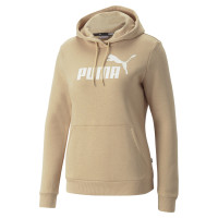PUMA Essentials Logo Fleece Hoodie Trainingspak Dames Beige