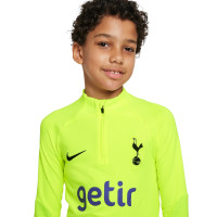Nike Tottenham Hotspur Strike Trainingspak 2022-2023 Kids Neon Geel Zwart
