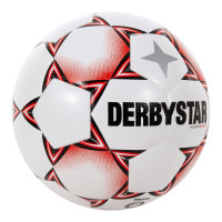 Derbystar Solaris S-Light Voetbal Kids Wit Rood