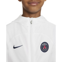 Nike Paris Saint Germain Strike Hooded Trainingspak 2022-2023 Kids Kleuters Wit Donkerblauw