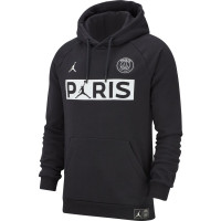 Nike Paris Saint Germain AIR JORDAN JUMPMAN Fleece Hoodie 2019-2020 Zwart Wit
